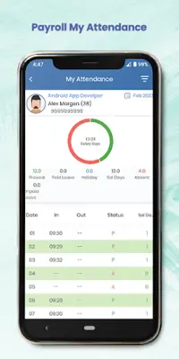 Payroll android App screenshot 0